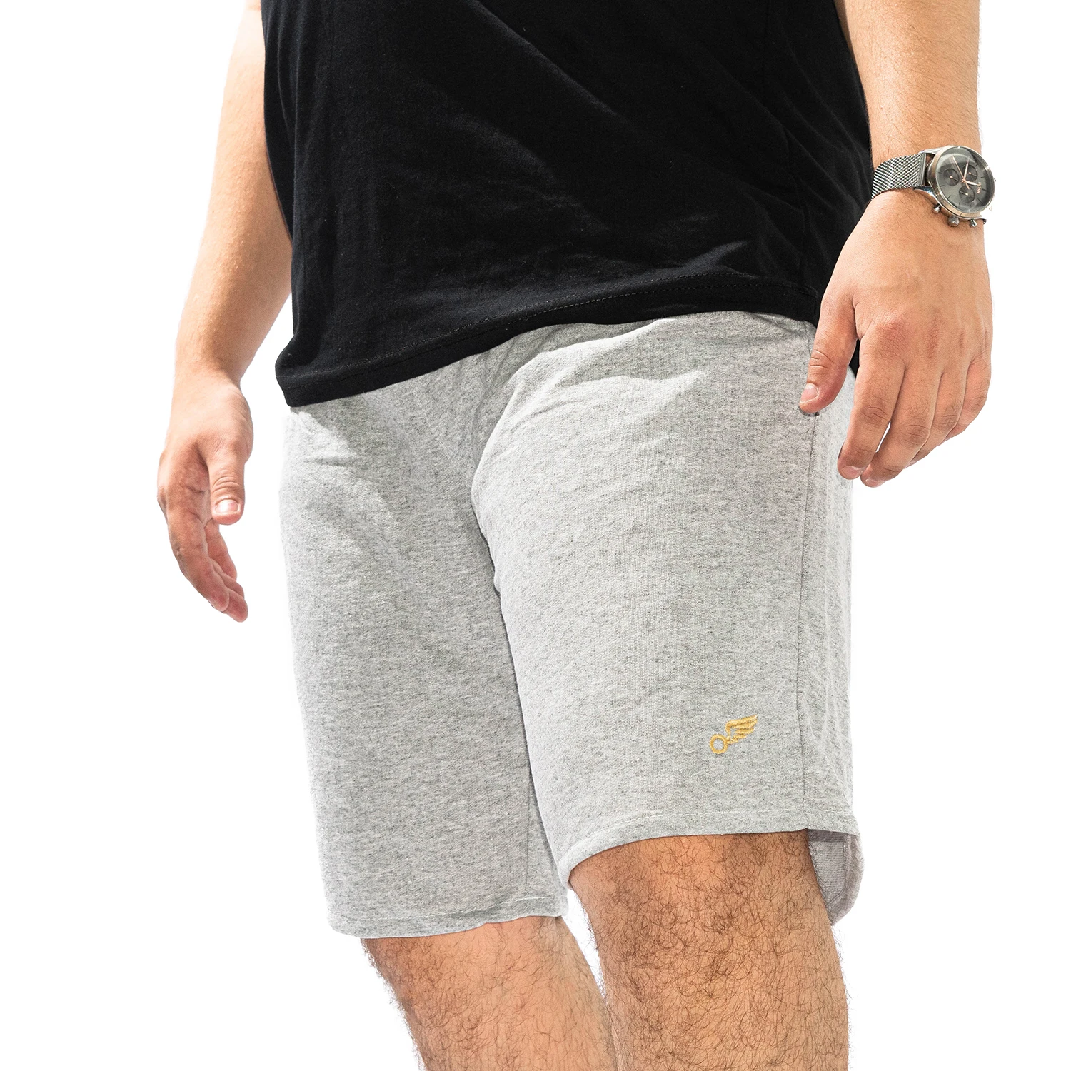 Kit 2 Shorts de Moletom Bermuda Top Barato Academia Treino Masculino 3 pockets with Elastico and Cordão Praia Surf Adulto atacado