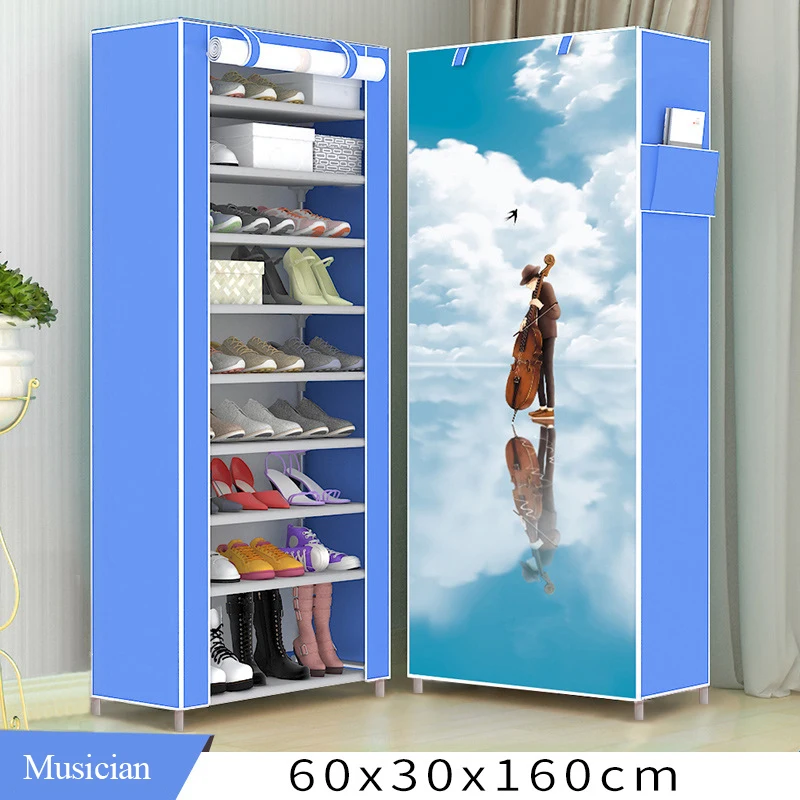 Simple Combination Shoe Cabinet Nonwoven Fabric Storage Shoes Rack Folding Dust-proof Shoe Closet Home Dorm Organizer for Shoes Simple Combination Shoe Cabinet Nonwoven Fabric Storage Shoes Rack Folding Dust-proof Shoe Closet Home Dorm Organizer for Shoes