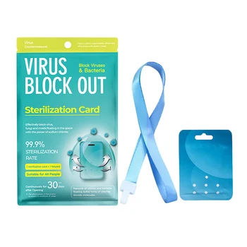 

Air Freshener Sterilization Card Disinfection Lanyard Protection Card Anti Virus Antibacterial Card Home Clean Outdoor Anti Tool