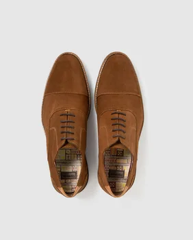 

Men's brogues Formula Young split leather in Brown