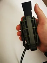Bolsa de revista táctica Molle para Ar15 M4 5,56 7,62 9mm escorpión rápido Mag de liberación rápida Mag TPR funda con cubierta caja de engranaje de caza
