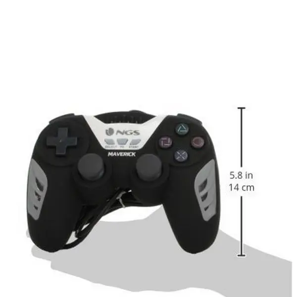 Игровой контроль NGS NGS-GAMING-0015 PC/PS3 USB светодиодный черный