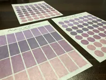 Pegatinas de viñetas para diario, 3 hojas, redondas, básicas, de puntos, álbum diario artesanal, planificador, pegatinas coreanas, papelería