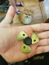 Spinner-Ring Poker-Finger-Spinner Adults Toys Hand-Tri Thor Metal Children Hobbies 