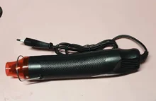 Herramienta de calor de uso artesanal, herramienta eléctrica, máquina de temperatura de aire caliente de 300W con asiento de soporte