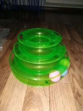 Three-Levels Tower-Tracks-Disc Ball Cat-Toys Interactive-Training-Amusement-Plate Cat-Intelligence