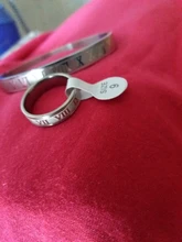 Letdiffery-anillo de acero inoxidable para hombre y Mujer, sortija con números romanos, Color dorado, para motorista