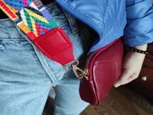 Correa ajustable de arcoíris para bolso, Correa ancha para hombro, accesorio de repuesto, parte ajustable