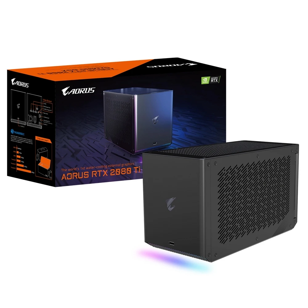 Видеокарта Gigabyte Gaming Box nVidia GeForce RTX 2080 Ti 1545MHz 11264MB 14000MHz 352 bit RTL [GV-N208TIXEB-11GC]