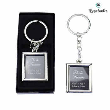 

Gift tags, lot of 24 keychains with photo frame, original keychains, car keychain, detail guests weddings, communions