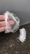 Orejeras protectoras desechables para peluquería, cubierta de oreja transparente para el oído, tinte para el cabello, herramienta de peinado, 100 Uds.
