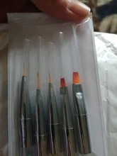 Uds 2 pincel delineador de manicura de Gel de uñas arte pintura plumas polaco que salpican lápiz cepillo para manicura uñas encantos herramienta de belleza