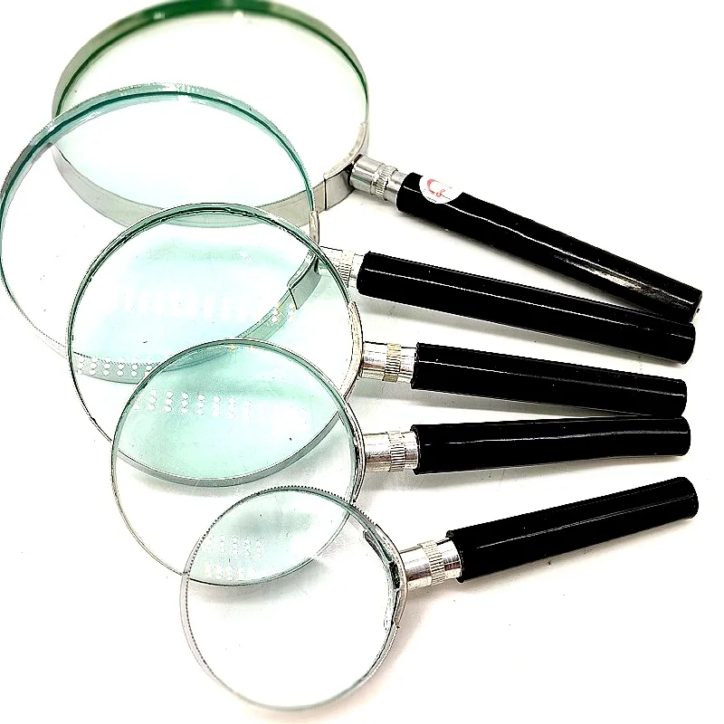 Magnifier without illumination glass plastic handle | Инструменты