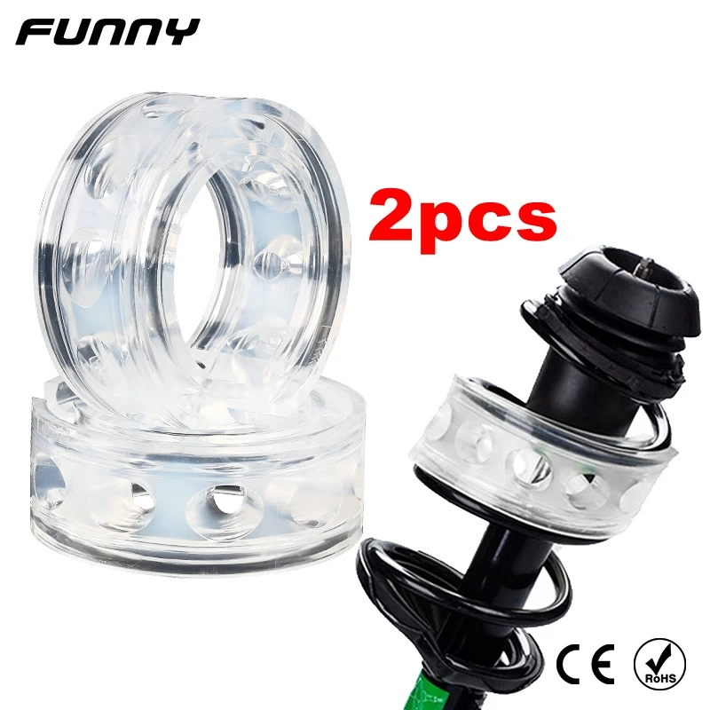  2pcs Car Shock Absorber Spring Bumper Power Auto-Buffers Cushion A/B/C/D/E Type Spring Suspension R