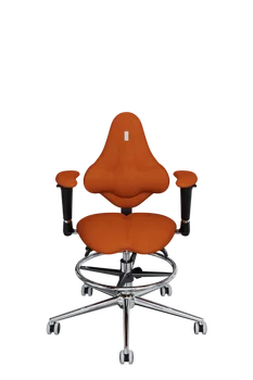 

Chair office KULIK SYSTEM KIDS Orange for children and teenagers Computer Эргономичное 5 zones control spine