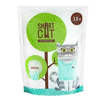 

Smart Cat filler silica gel filler with menthol flavor, 3.8L 1.66 kg 1 pc