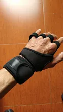 Guantes antideslizantes para gimnasio para hombre y mujer, 1 par, antigolpes, para entrenamiento de levantamiento de pesas, medio dedo, ciclismo de montaña