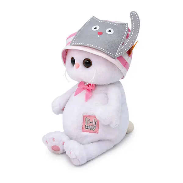 Мягкая игрушка Budi Basa Кошечка Ли-Ли Baby в шапочке с кошечкой, 20 см