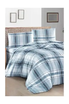 

BEYON SINGLE DUVET COVER SET WITH BLUE WHITE STRIPED USEFUL COMFORTABLE CHIC ATTRACTIVE BALL