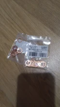 Junta anular plana de Arandela de cobre sólido, accesorios de Hardware de cierre de aceite, 10x14x1MM, 10 Uds.