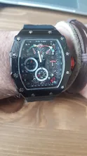 Reloj deportivo con esfera grande para hombre, cronógrafo de cuarzo, militar, dorado, de lujo, Hip-Hop