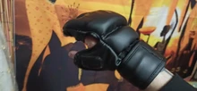 Boxing-Gloves Mma Fighting Karate Muay-Thai Training Half-Finger ZTTY Men