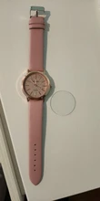 Reloj informal de cuarzo para hombre y mujer, Reloj de pulsera analógico, con correa de cuero, Sky, para regalo