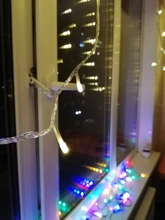 Lamps Led-String-Light Festoon Christmas-Decoration Outdoor Garland Holiday Party Waterproof