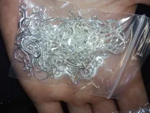 Ganchos para pendientes de plata de ley 100, accesorios para fabricación de joyas, partes al por mayor, Pj004, 925 Uds.