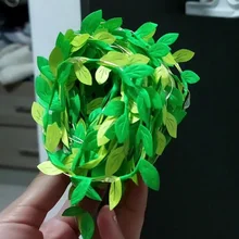 String-Lights Fairy-Light-Decor Leaf Garland Copper-Wire Forest-Table LED Christmas Tiny