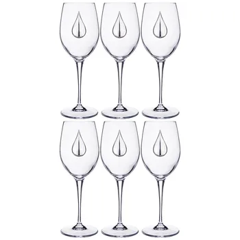 

A set of 6 PCs water glasses 350 ml.