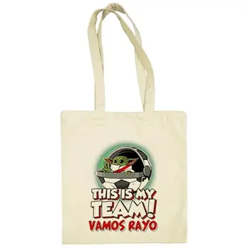 

Cloth bag spoof baby Yoda my soccer team We Lightning Vallecas