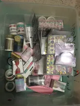 15mm * 10m básico Simple Color sólido red Washi cinta DIY Scrapbooking cinta adhesiva de La etiqueta engomada de papelería