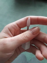 Fresa de cerámica para manicura, brocas de carburo de diamante, herramientas de pedicura
