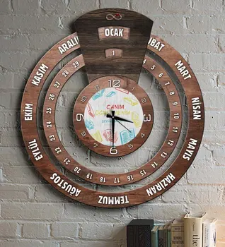 

Personalized Monsieur Lazhar Infinite Mayan Calendar Wall Clock-3