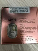 Lentillas de Color verde azulado para ojos, lentillas de contacto de Color verde azulado, para ojo coloreado, bonitas para pupila, 1 par