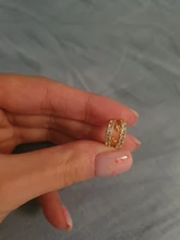 Pendiente de cristal para oreja para mujer, Color dorado, sin Piercing, pequeño, para boda, boda