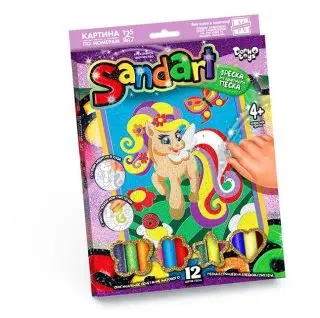 

Mural of sand sand art "pony" Danko-toys sa-01-04