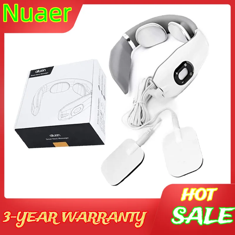 6 Modes Smart Electric Neck Massager Shoulder Body Massager Low Frequency Magnetic Therapy Pulse Pain Relief Tool Health Care
