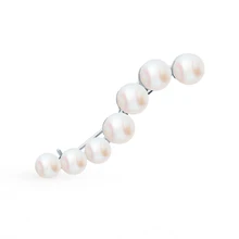 Серебряная брошь с жемчугом SUNLIGHT проба 925