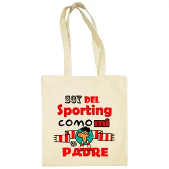 

Cloth bag I'm Sporting Gijón like my father
