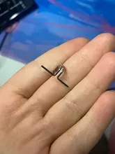 Pendiente de cartílago falso para mujer, joyería Vintage Punk, Simple, geométrico, forma de C doble, sin Piercing, 1 ud.