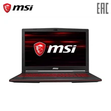 Игровой ноутбук MSI GL63 8SDK-886XRU 15.6" FHD IPS/ i7-8750H/8GB/512GB SSD/noODD/GTX 1660 Ti 6GB/DOS Black(9S7-16P732-886