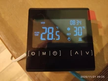 AC85-240V LCD Touch Screen S-mart Thermostat Electric Floor Heating Termostato S-mart