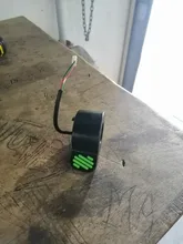 Freno de acelerador de botón de dedo para patinete eléctrico, piezas de repuesto para Ninebot ES1/ES2/ES3/ES4, Color rojo y verde, actualizado