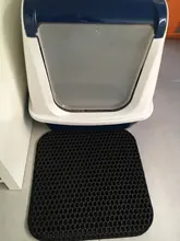 Envío gratis Estera para residuos de gato, alfombra impermeable de doble capa para mascotas, almohadilla de limpieza, productos antideslizantes para gatos, accesorios