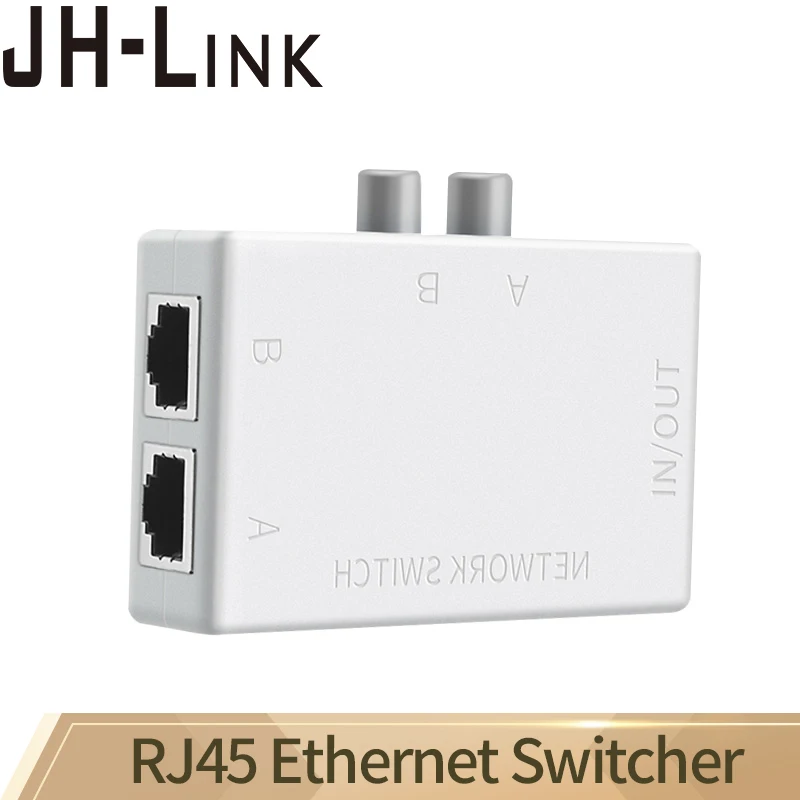 JH-LINK Mini 2 Порты и разъёмы RJ45 сетевой коммутатор Gigabit Двунаправленный Ethernet коробка