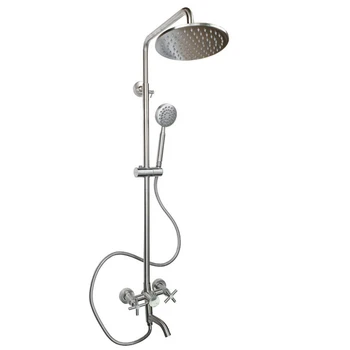 

Magnus 9238, shower stand with mixer ("tropical shower", 2 watering can, stainless steel brand 304)