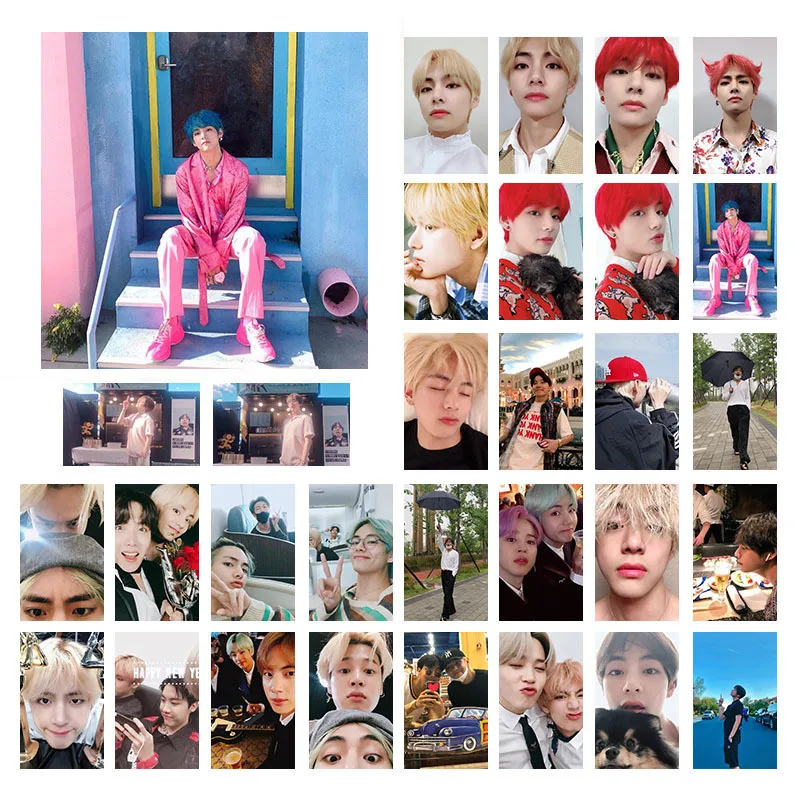 Новый альбом Bangtan Boys LOMO Card JUNGKOOK Jimin J HOPE RM JIN V Kim Tae Hyung фото карта мечта светящийся
