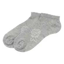 Женские серые душистые носки с узором от jawhi 065-489-011